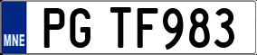 Truck License Plate